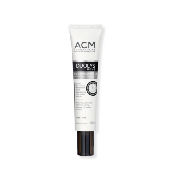 ACM DUOLYS CR RICHE 40ML : Hydratation Sèche