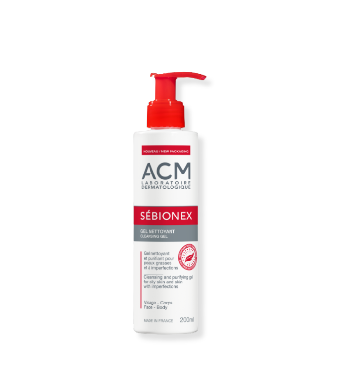 ACM SEBIONEX GEL MOUSSANT 200ML ACM SEBIONEX GEL MOUSSANT 200ML - Gel Nettoyant Visage – Image 1