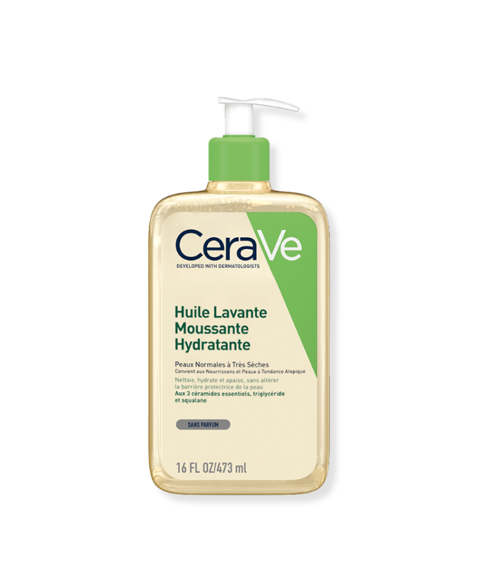 CERAVE HUILE LAVANTE MOUSSANTE 473ML CERAVE HUILE LAVANTE MOUSSANTE 473ML – Image 1