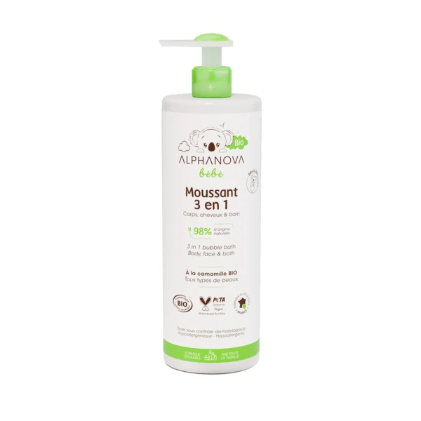 ALPHANOVA GEL MOUSSANT 3EN1 400ML