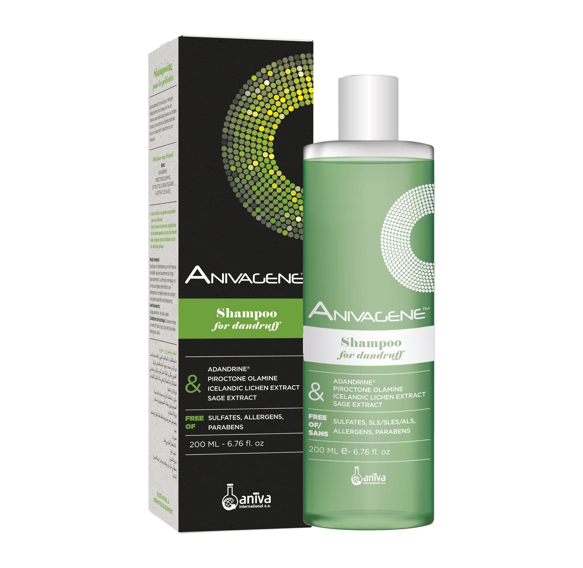 ANIVAGENE SHAMPOING ANTIPELLICULAIRE 200ML ANIVAGENE SHAMPOING ANTIPELLICULAIRE 200ML – Image 1