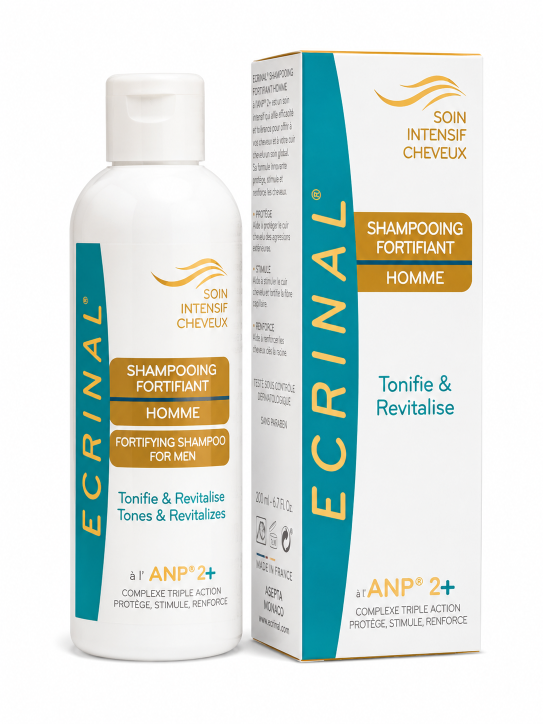 ASEPTA ECRINAL SHAMP HOMME ANTI CHUTE ANP 200ML ASEPTA ECRINAL SHAMP HOMME ANTI CHUTE ANP 200ML – Image 1