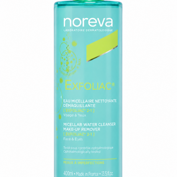 NOREVA EXFOLIAC EAU MICELLAIRE 400ML