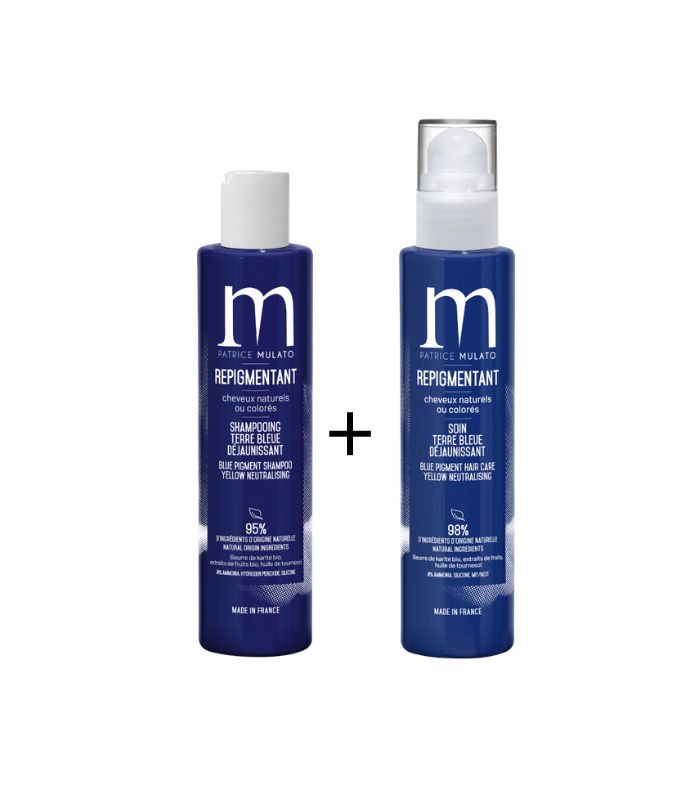 Patrice Mulato Kit Repigmentant Déjaunisseur Terre Bleue Patrice Mulato Kit Repigmentant Déjaunisseur Terre Bleue – Image 1
