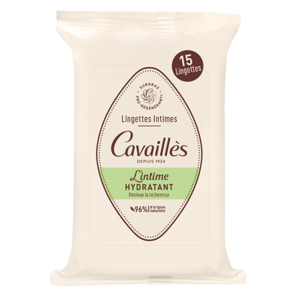 ROGE CAVAILLES LINGETTES INTIMES SECHERESSE B/15