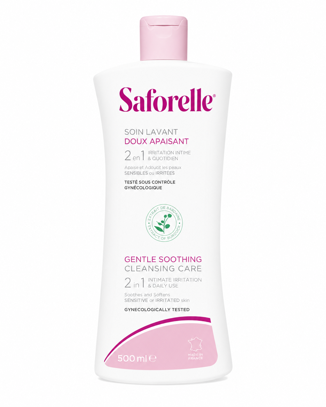 SAFORELLE SOIN LAVANT DOUX 500ML SAFORELLE SOIN LAVANT DOUX 500ML – Image 1