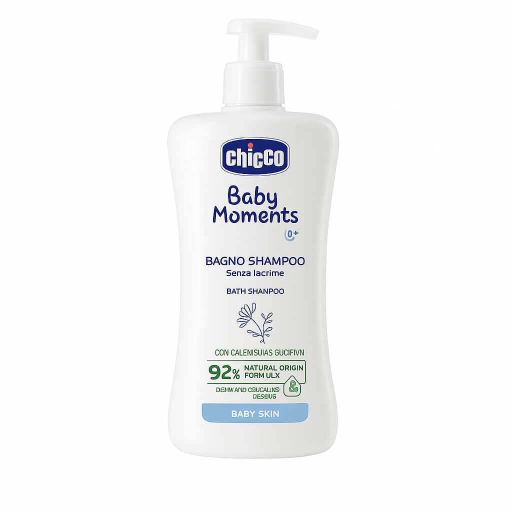 chicco-baby-moments-shamp-chx-et-corps-500ml CHICCO BABY MOMENTS SHAMP CHX ET CORPS 500ML – Image 1
