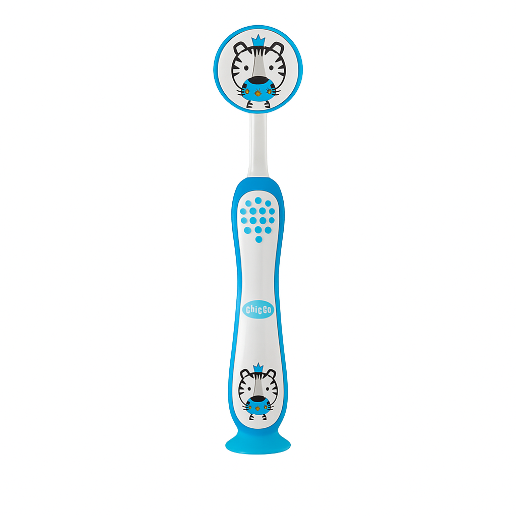 chicco-brosse-a-dents-bleu-3-6-ans CHICCO BROSSE A DENTS BLEU 3-6 ANS – Image 1