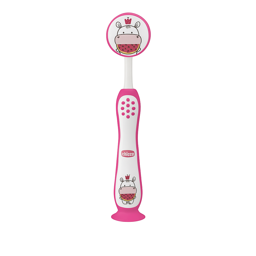 chicco-brosse-a-dents-rose-3-6-ans CHICCO BROSSE A DENTS ROSE 3-6 ANS – Image 1