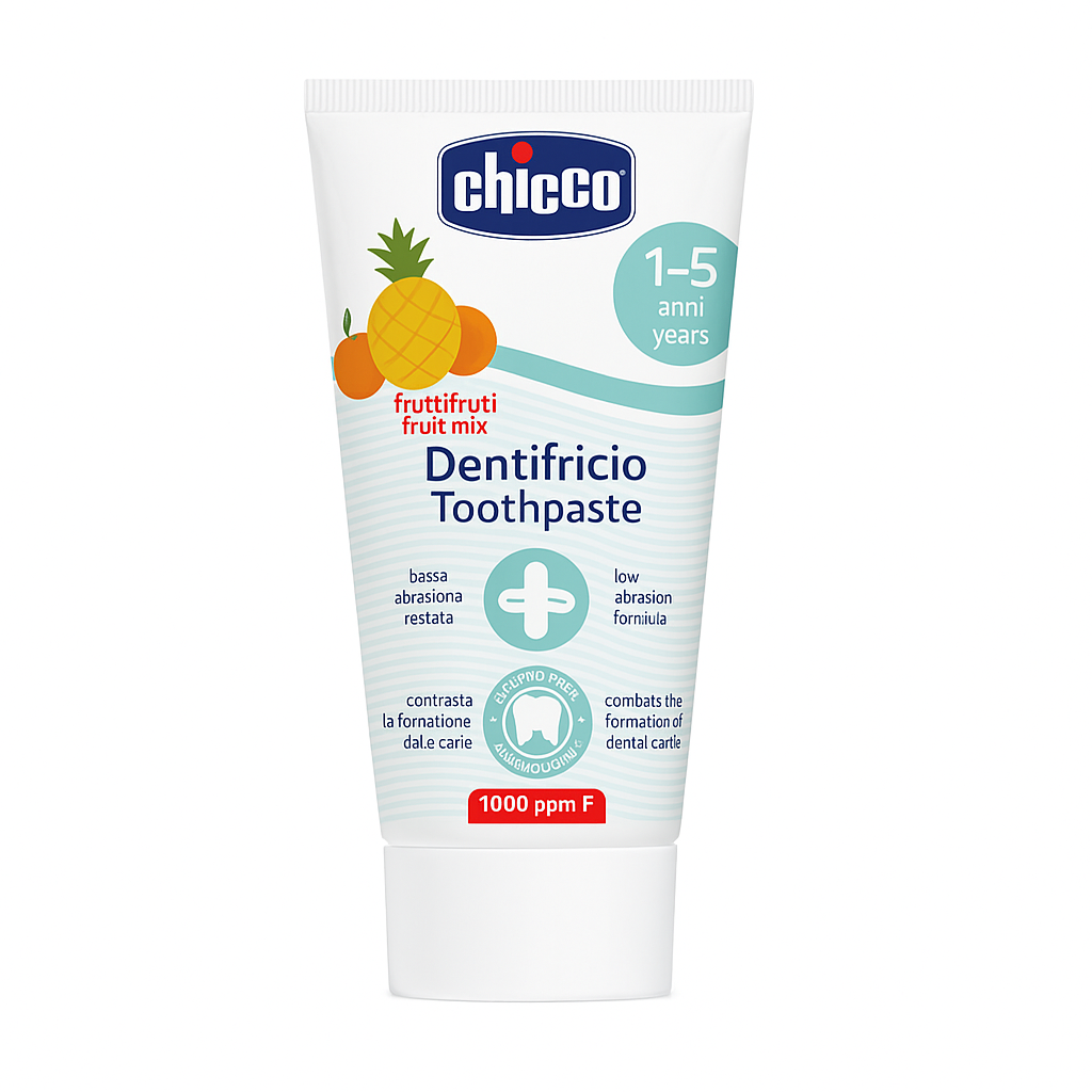 chicco-dentifrice-tous-fruits-1-5-ans-50ml CHICCO DENTIFRICE TOUS FRUITS 1-5 ANS 50ML – Image 1