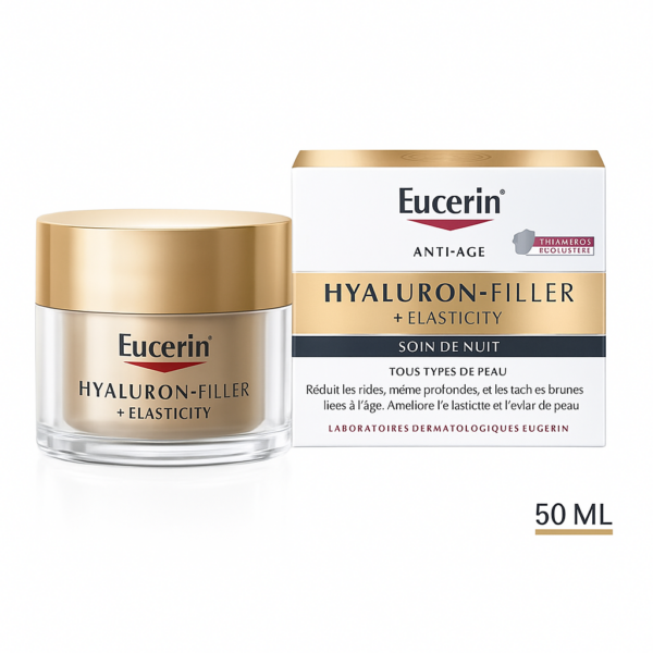 EUCERIN HYALURON-FILLER + ELASTICITY NUIT 50ML