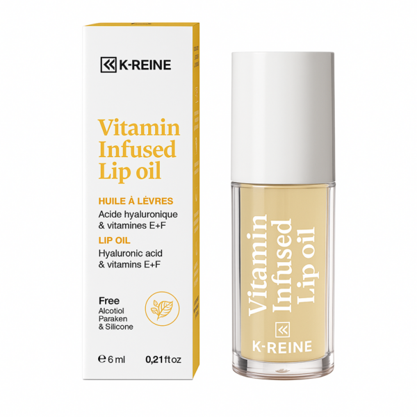 K-REINE VITAMIN INFUSED LIP OIL VANILLA 6ML 2294